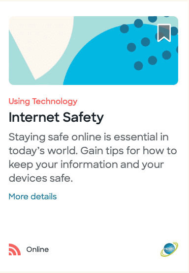 Internet Safety Card