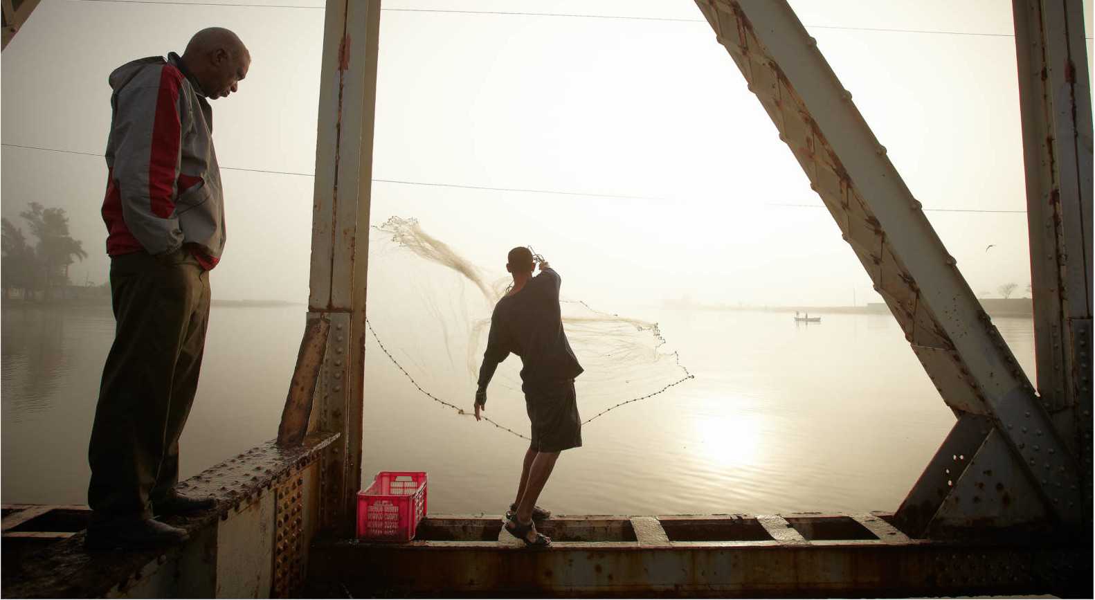 Net fishing in Maine